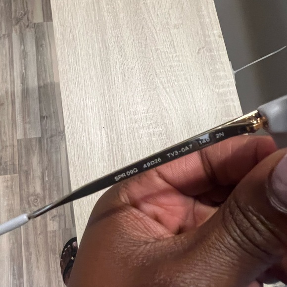 Prada Classic Pilot Cinema Gold Frame Wire - GRAY - Picture 6 of 8